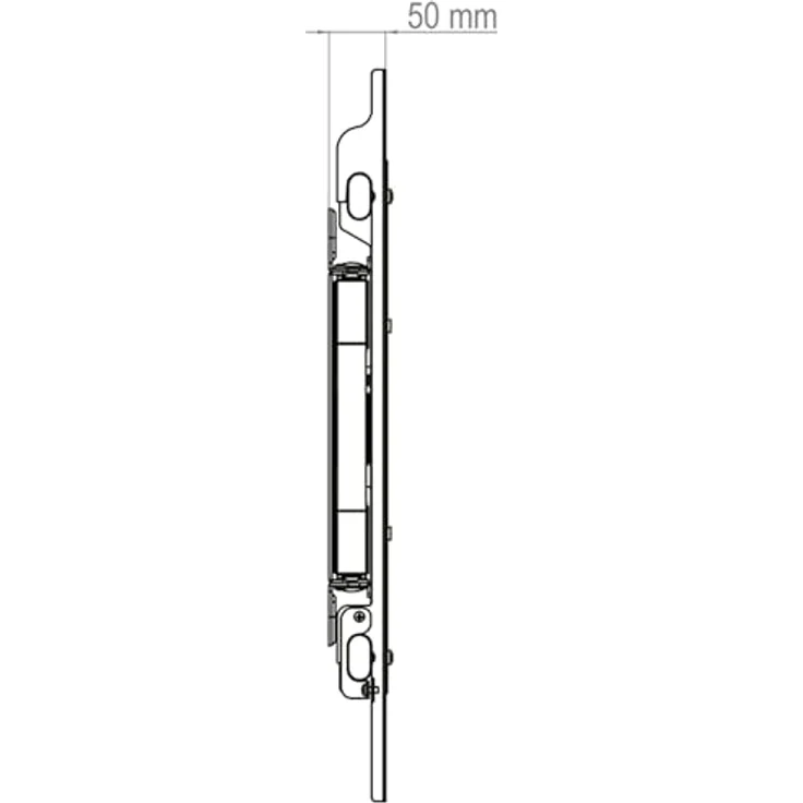 Hagor Brackit XXL HD II TV Wandhalterung, Schwarz, 98", 140 kg, neig- und schwenkbar – Bild 10