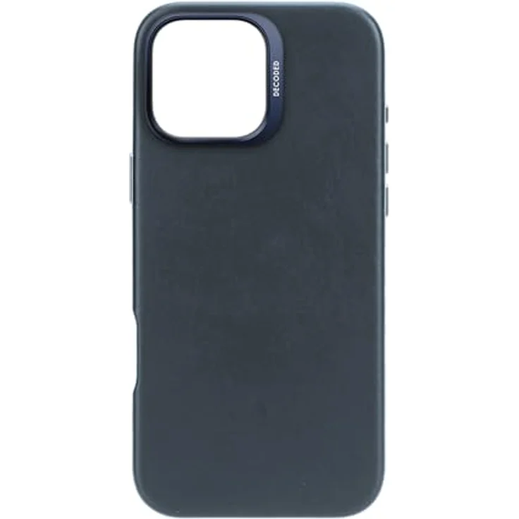 Decoded Lederhülle für iPhone 16 Pro Max, Echt ECCO Leder Hülle, MagSafe-kompatibel, Stoßfest, Navy Blau – Bild 2