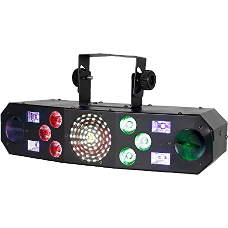 Eliminator Furious Five RG, 5-in-1 Lichteffekt mit 81 SMD LEDs, 4x 3W UV, RGBW LEDs, Stroboskop und Moonflower-Effekt, DMX-fähig – Bild 1