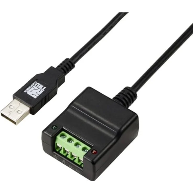 TRU Components TC-KW-190, Serieller Umsetzer USB zu RS-485/RS-422, 1 Ein- und 1 Ausgang, FTDI FT232RL, ESD-Schutzniveau 4 kV