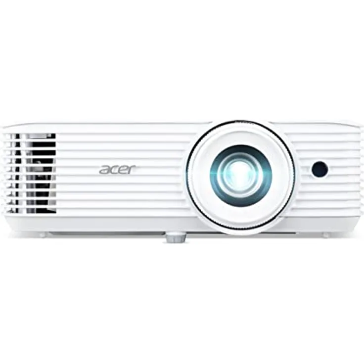 Acer H6546Ki DLP Beamer (1080p Full HD (1.920 x 1.080 Pixel) 5.200 ANSI Lumen, 10.000:1 Kontrast, 3D, Keystone, 1x 3 Watt Lautsprecher, 2xHDMI 1.4a (HDCP), Audio Anschluss) weiß, Home Cinema