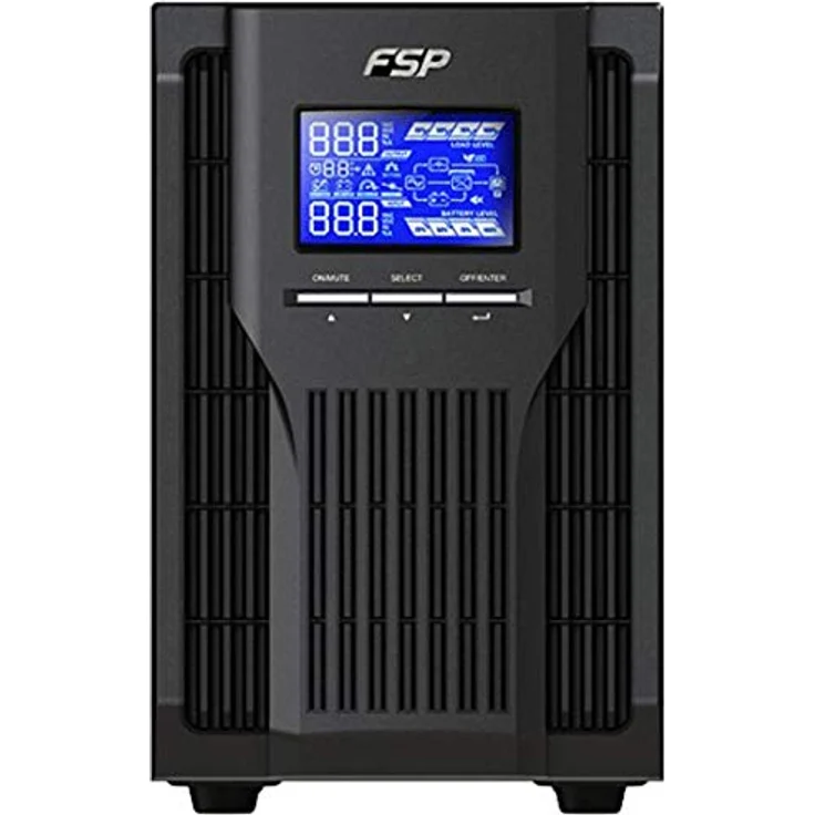 FSP PPF8001305 Fortron Champ Tower 1K, Echte Doppelwandler Online-USV, 1000 VA-900W, 200 bis 300VAC, mit USB, RS-232 und intelligenten Steckplatz für zusätzliche Schnittstellen Schwarz – Bild 2