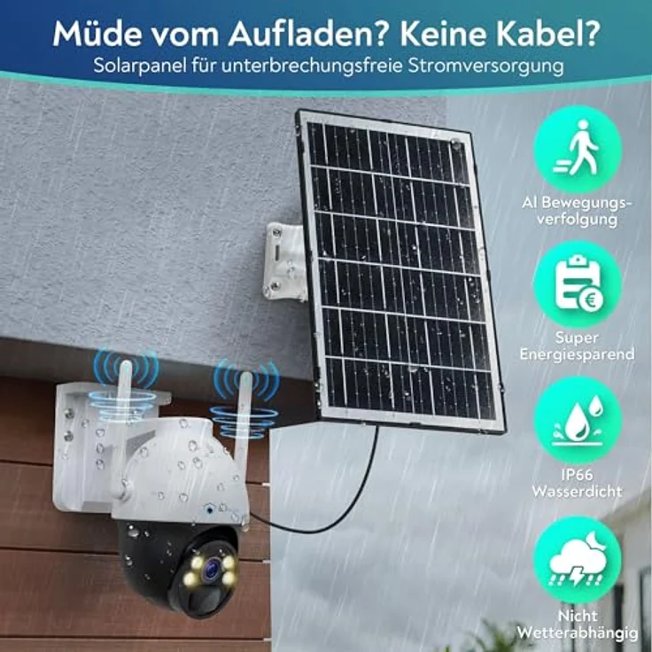 LUVISION Überwachungskamera LV-G-2033 (4G / LTE PTZ Solar Überwachungskamera, Außenbereich, SIM Karte, 2-Wege Audio, schwenkbar, Akku, Batterie) – Bild 5