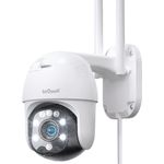 ieGeek Überwachungskamera für Außenbereich, WiFi PTZ Outdoor Kamera, 1080P FHD, Auto-Tracking, Zwei-Wege-Audio, IP65 wasserdicht (Schwarz)