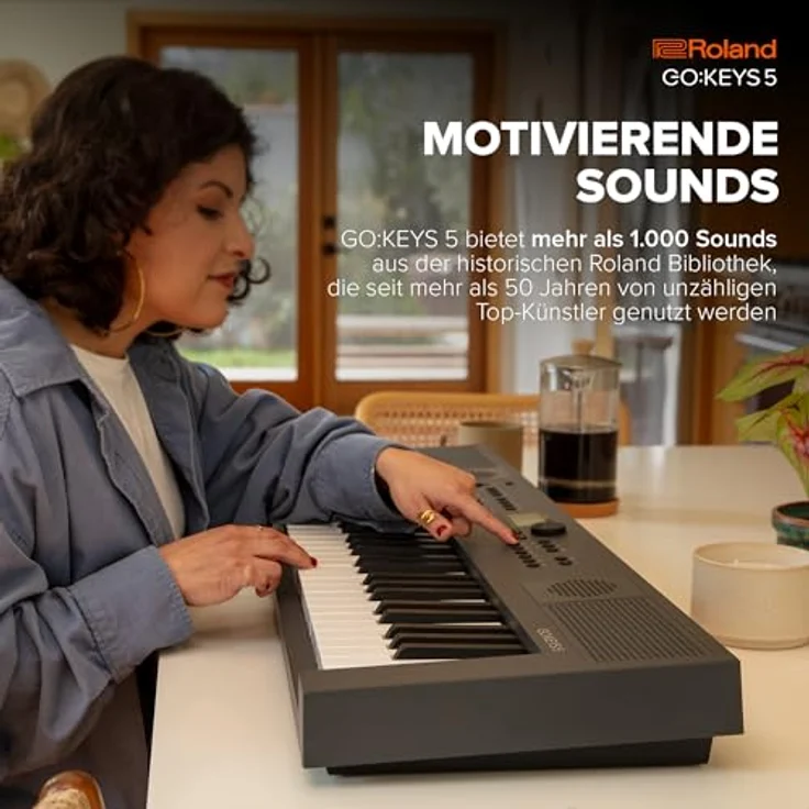 Roland GO:Keys 5 GT Graphit, 61-Tasten Musik Creation Keyboard mit Zen-Core Soundengine und Bluetooth 5.0 – Bild 3