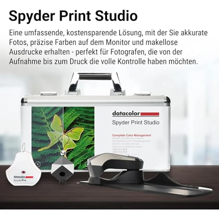 Datacolor Spyder Print Studio Kit - Farbmanagement Set mit Spyder Print, SpyderPro und Spyder Cube - Toolkit für Fotografie, Bildbearbeitung und Druck - Robuster Metallkoffer – Bild 2