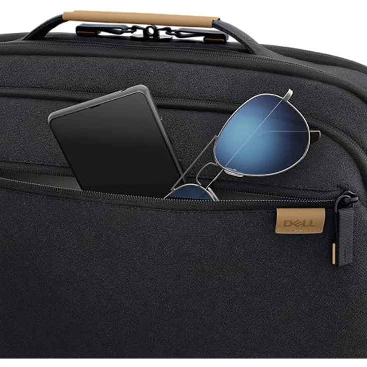 Dell EcoLoop Premier Aktentasche DELL-CC7625, für Laptops bis 40,6 cm (16"), schwarz, aus 100% recyceltem Kunststoff, wasserabweisend, mit Trolley-Gurt und gepolstertem Tablet-Fach – Bild 6