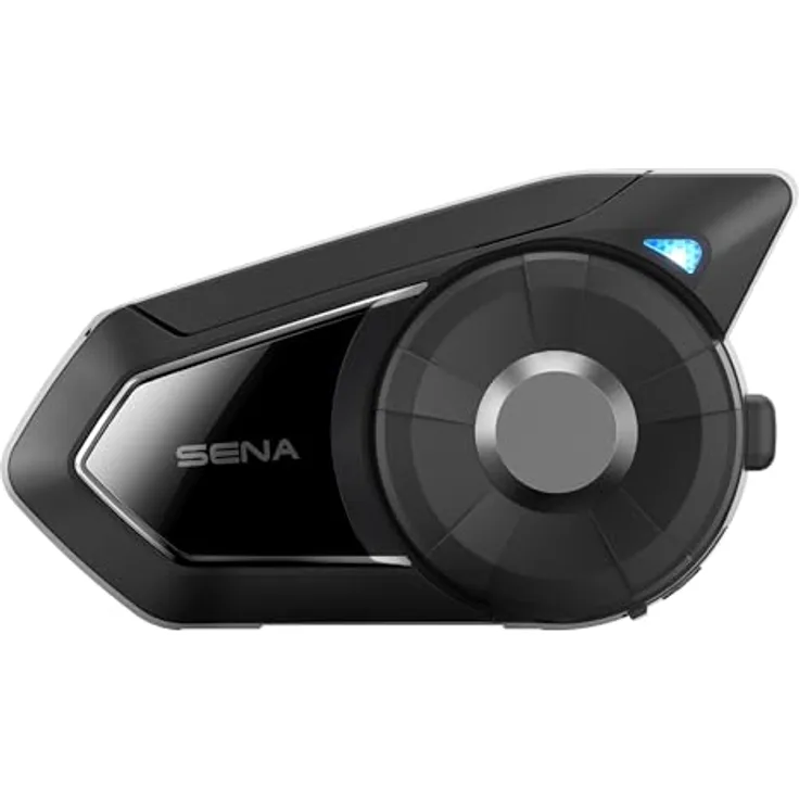 Sena 30K Dual Kommunikationssystem, MESH Intercom bis 8 km Reichweite, HD-Lautsprecher, schwarz