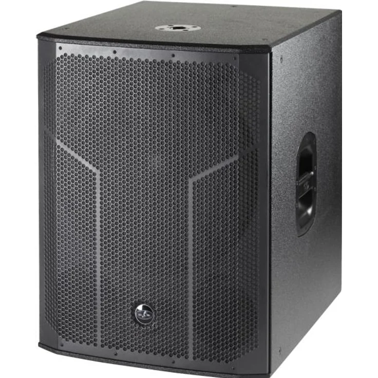 Das ACTION-S18, passiver PA Subwoofer mit 18 Zoll Lautsprecher, Frequenzgang bis 33 Hz, 133 dB Schalldruckpegel, Birkensperrholz mit ISO-Flex-Beschichtung