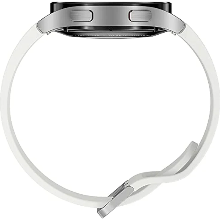Samsung Galaxy Watch4 BT, Runde Bluetooth Smartwatch mit drehbarer Lünette, Fitness-Tracker, 40 mm, Silber, Wear OS, EKG, Schlafüberwachung, NFC, GPS – Bild 5