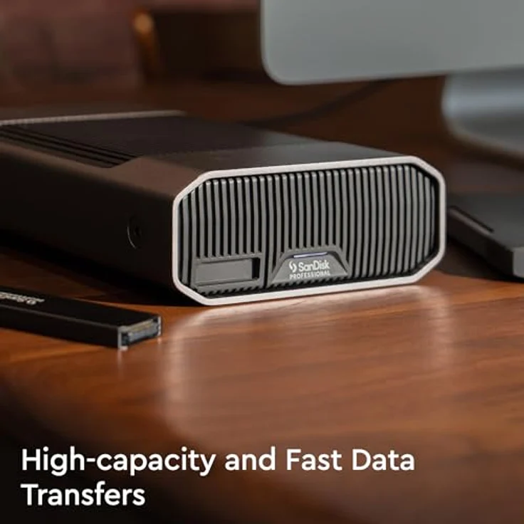 SanDisk Professional G-DRIVE PROJECT- G-DRIVE PRO EMEA (24 TB), Externe Festplatte, Grau, Silber – Bild 2