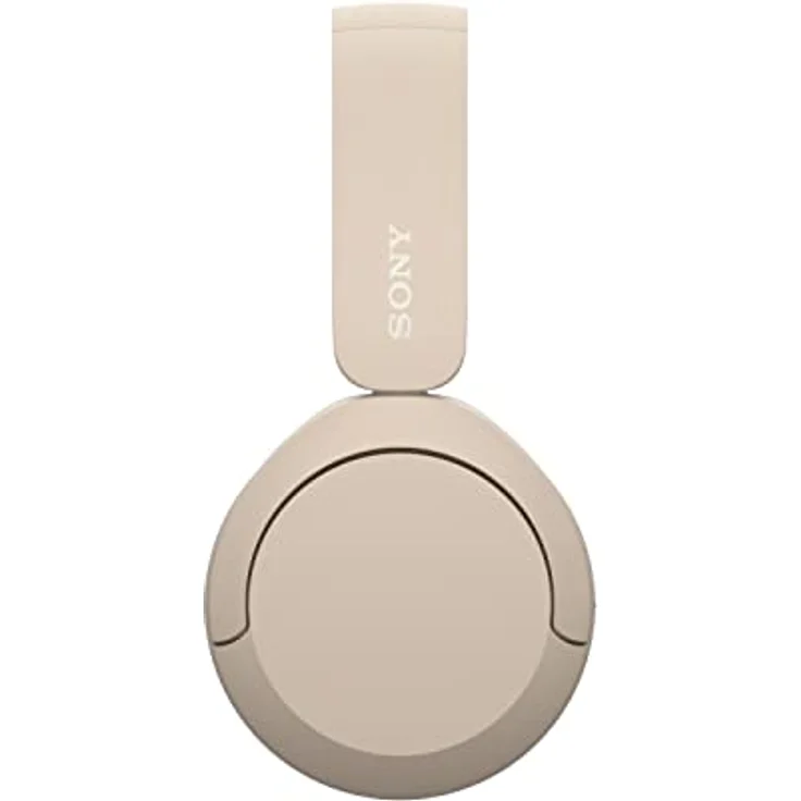 Sony WH-CH520 Kabellose Bluetooth-Kopfhörer - bis zu 50 Stunden Akkulaufzeit mit Schnellladefunktion, On-Ear-Modell - Beige – Bild 3