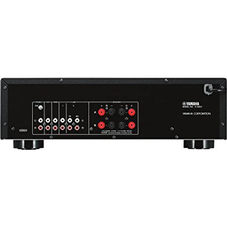 Yamaha A-S201 HiFi Stereo Vorverstärker (mit Phono Eingang) Schwarz – Bild 3