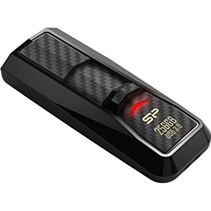 Silicon Power 64 GB Blaze B50 USB 3.0 Ultra Fast Flash Drive, Lesen bis zu 90 Mb-s USB 3.0, schwarz (sp064gbuf3b50 V1 K) – Bild 2