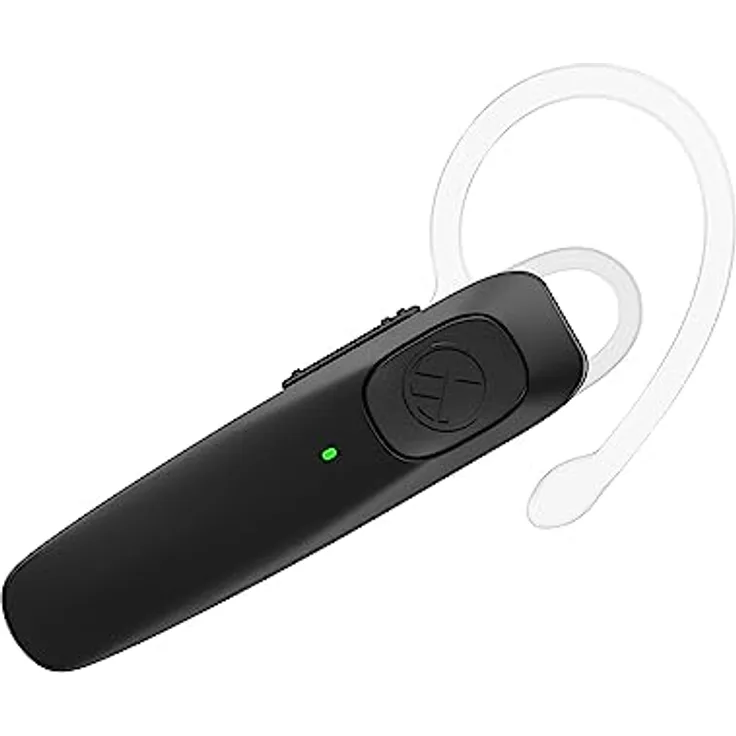 Tellur Vox 155 Black, Bluetooth Headset mit Aktiver Geräuschunterdrückung und 9h Akkulaufzeit, Kabellos, Schwarz