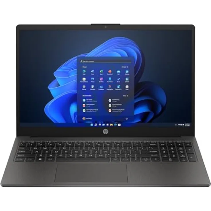 HP 255 G10 853T0ES, 15,6" FHD IPS Laptop mit Ryzen 5 7530U, 16GB RAM, 512GB SSD, Windows 11, anthrazit