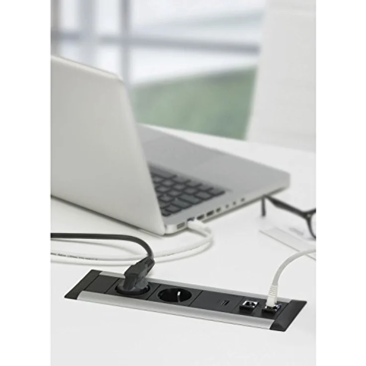 Evoline Wechselmodul 1 x HDMI Buchse vorne und hinten Kunststoff schwarz, Flexibles Daten- und Multimedia-Modul – Bild 2