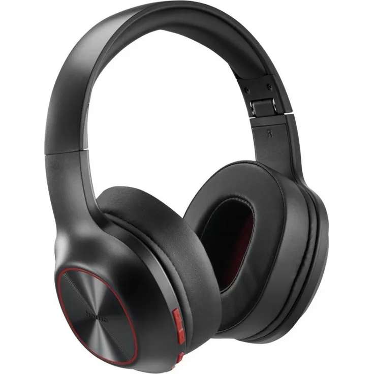Hama Spirit Calypso III, Bluetooth Over-Ear-Kopfhörer mit 60 Stunden Akkulaufzeit, rot/schwarz