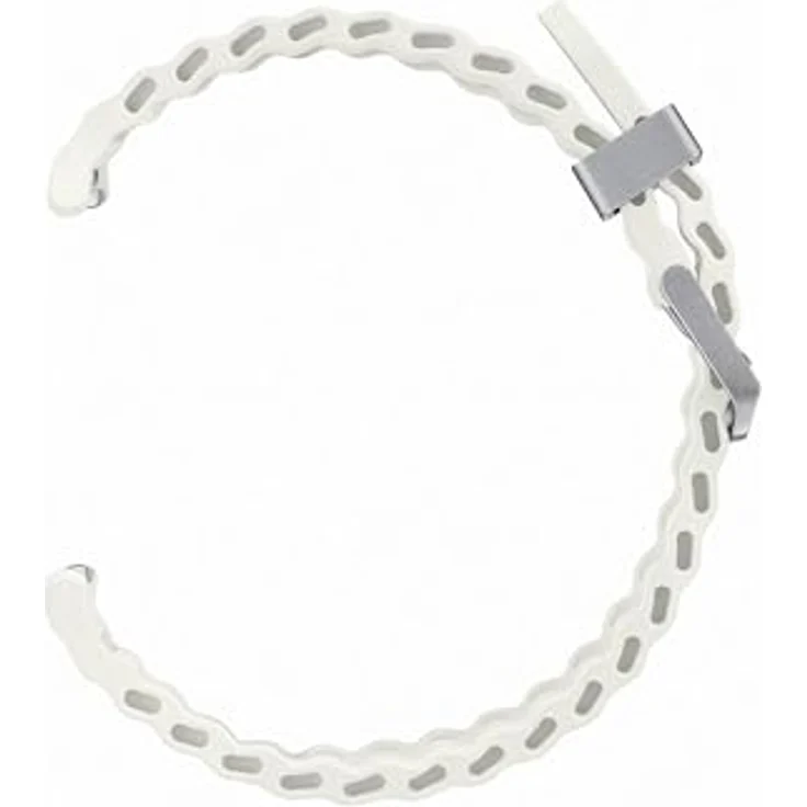 Samsung Marine Band (Titanrilkautschuk), Weiss - Langlebiges Wechselarmband für Samsung Galaxy Watch Ultra – Bild 4