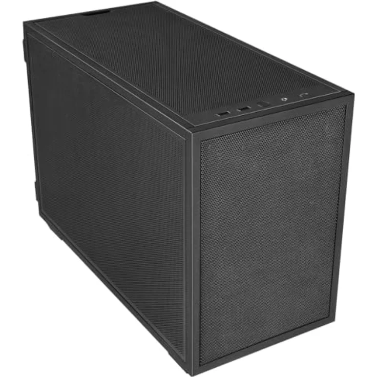 Lian Li Dan B4 Black, Minitower PC-Gehäuse für Micro-ATX, schwarz, mit USB 3.2 Gen 2 Type C, 360mm Wasserkühlungsunterstützung und Seitenfenster – Bild 2