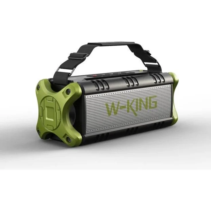 W-King D8, Kabelloser Bluetooth-Lautsprecher mit 90 Watt Leistung und Bluetooth 5.0, grün