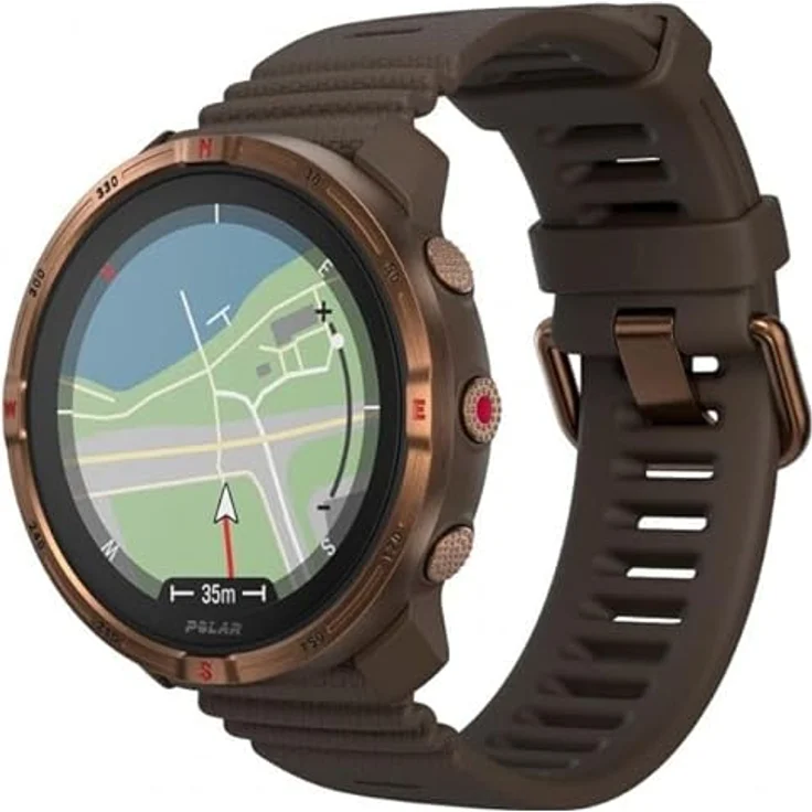 Polar Grit X2, Outdoor Multisport GPS Uhr mit AMOLED Display, Dual-Frequency GPS, Handgelenk EKG, Elixir Biosensing, Offline Karten, SpO2, bis zu 7 Tage Akkulaufzeit – Bild 3