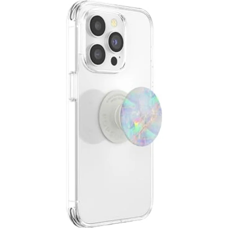 PopSockets PopGrip - Ausziehbarer Sockel und Griff für Smartphones und Tablets mit einem Austauschbarem Top - Opal – Bild 3