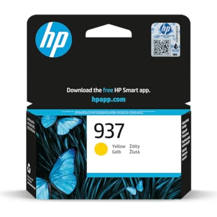 HP 937 Gelb Original Druckerpatrone, ca. 800 Seiten Druckleistung, kompatibel mit OfficeJet Pro Geräten – Bild 2