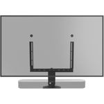 Cavus CFSBB Rahmen für Sonos Beam, höhen- und tiefenverstellbar, schwarz, VESA 100-400, inkl. Kabelmanagement