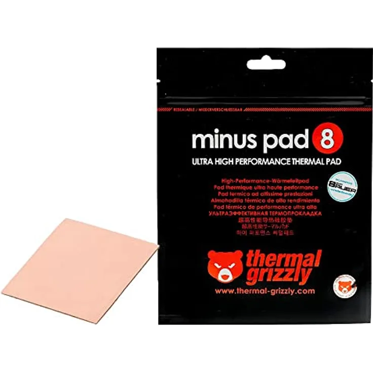 Thermal Grizzly Minus Pad 8 30 x 30 x 0,5 mm (Rosa)