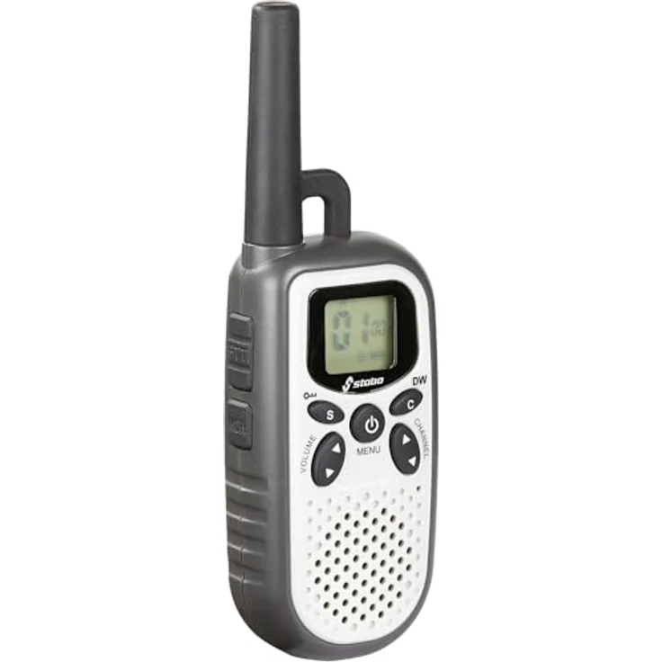 stabo freecomm 400 II 4er Funkkoffer, wasserfest mit 10 km Reichweite, 16 Kanälen, Li-Ion Akkus, schwarz/grau – Bild 4