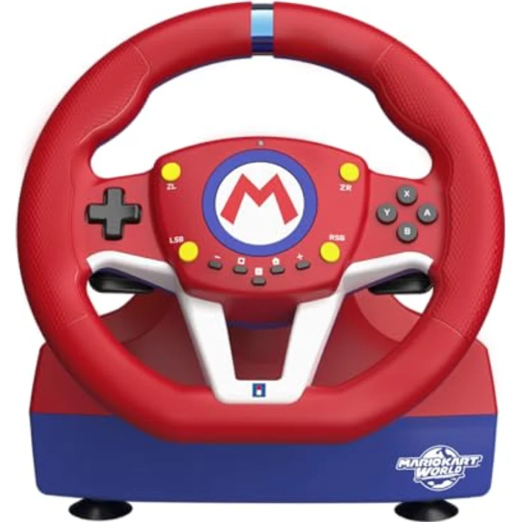 HORI Mario Kart Racing Wheel Pro Mini für Switch 2, kabelgebundenes Lenkrad mit ergonomischem Design, Pedalen und anpassbarer Empfindlichkeit – Bild 4