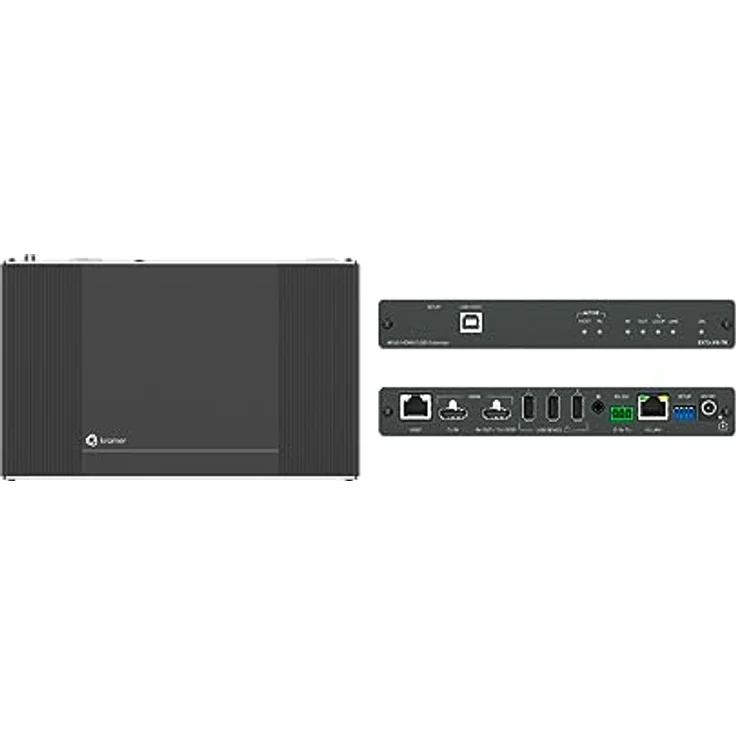 Kramer Electronics EXT3-XR-TR, Netzwerk-Extender für Video/Audio/USB mit 1GbE, bis zu 100 km Reichweite – Bild 1
