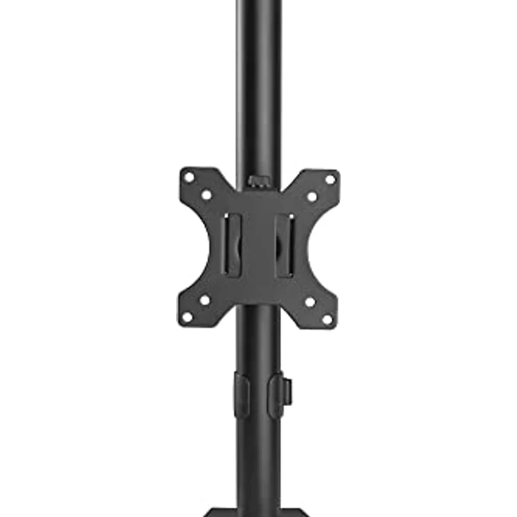 Digitus Monitor-Halterung Universal Dual Monitorhalter, Vertikal für 2 Monitore bis 32 Zoll, schwenkbar und neigbar, Tischklemme und Durchführungs-Stange inklusive – Bild 10