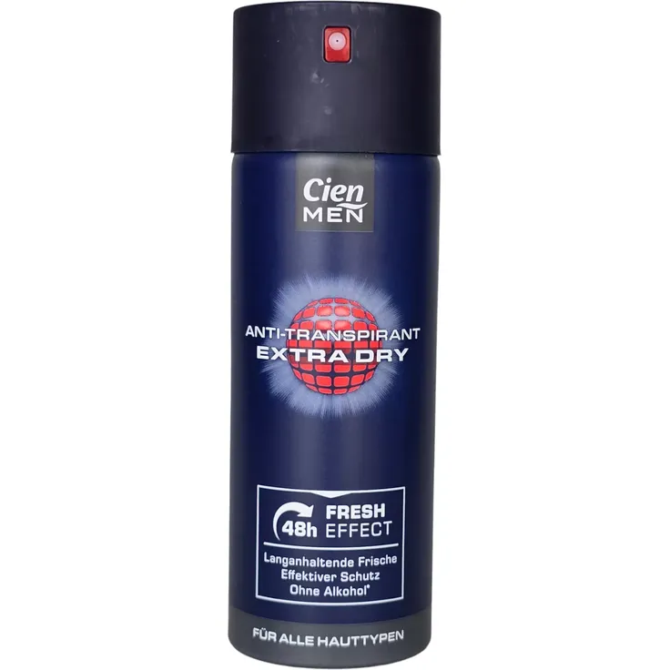 Cien Men Anti-Transpirant Extra Dry 48h Fresh Effect, 3x 200ml