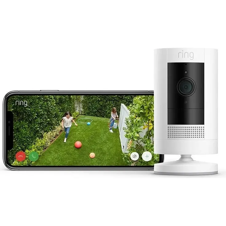Ring Stick Up Cam Battery (3. Gen) - Weiß (1920 x 1080 Pixels), Netzwerkkamera, Weiss – Bild 3