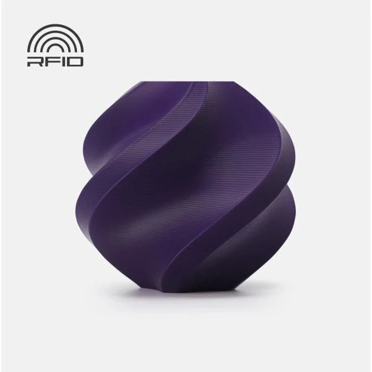 Bambu Lab PLA Basic Refill Indigo Purple, spulenloses 3D Filament mit RFID, 1.75 mm, 1000 g Violett