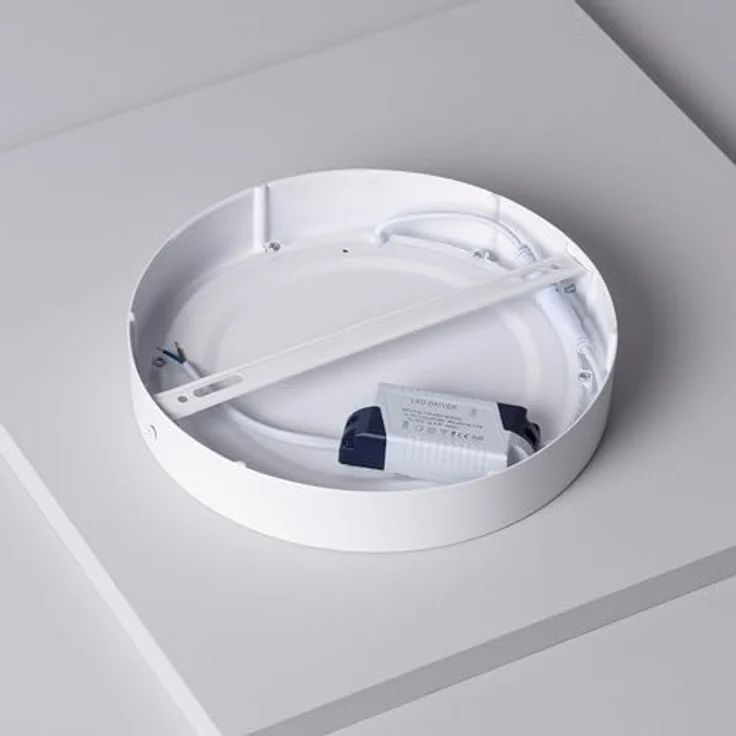 LEDKIA LIGHTING LED-Deckenleuchte 18W Rund Ø220 mm 4000K Neutralweiß für Wohnzimmer, Küche, Schlafzimmer – Bild 4