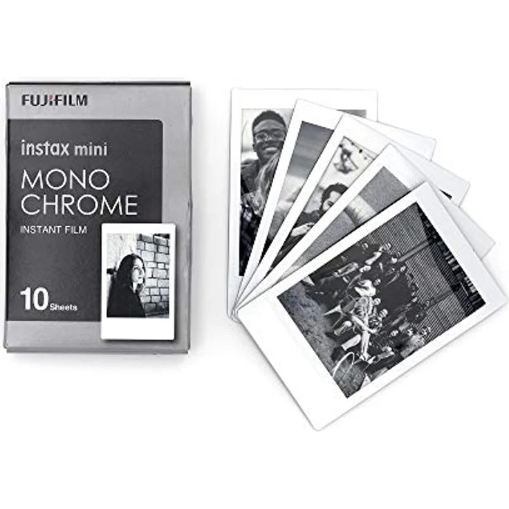 instax Mini Film 3'er Pack mit Black Frame, Blue Marble & Monochrome - INSTAX - Kamera-Zubehör, Scheckkartenformat, ISO 800 Film – Bild 5