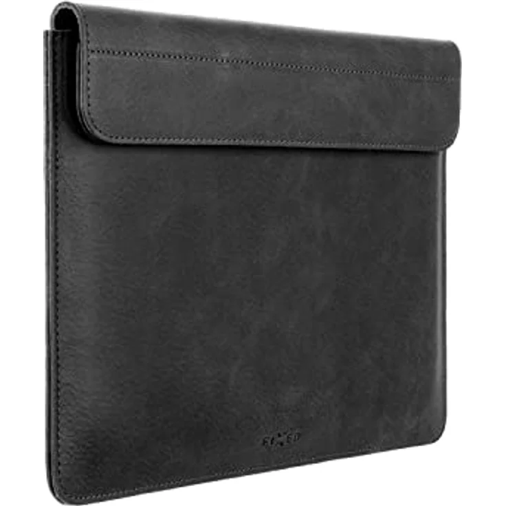 FIXED Oxford Lederhülle für MacBook Air 13 Zoll Retina, iPad und andere Geräte: Handgefertigte Laptoptasche aus italienischem Rindsleder, Schwarz – Bild 2