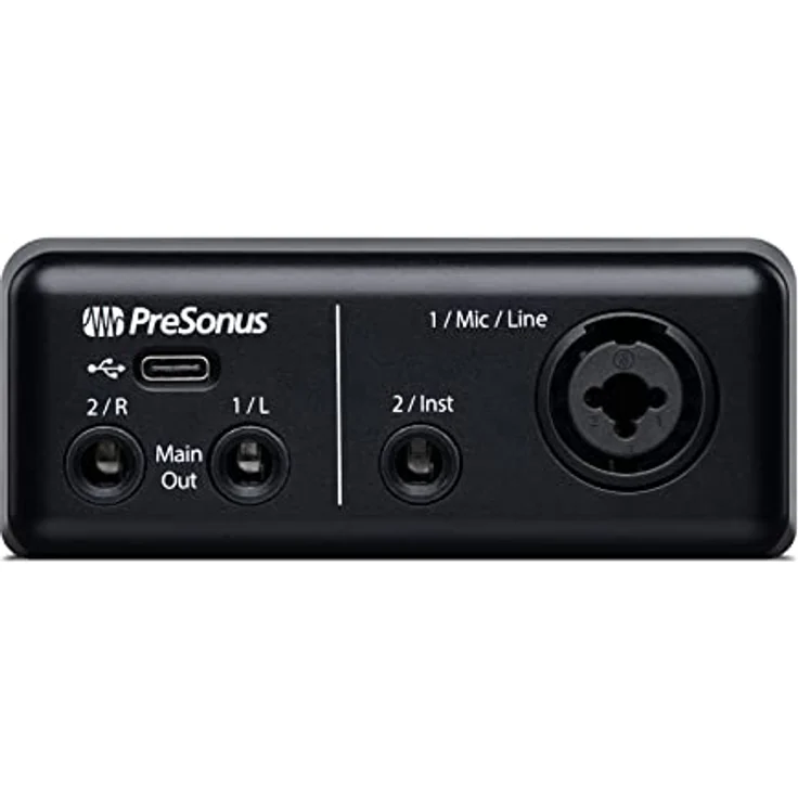 PreSonus AudioBox GO | USB-C-Audio-Interface für die Musikproduktion inklusive Aufnahmesoftware (DAW) Studio One, Musik-Tutorials, Sample-Sounds und virtuellen Instrumenten – Bild 2