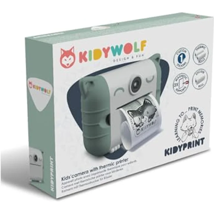 KIDYWOLF Sofortbildkamera grün, Kinderkamera – Bild 2