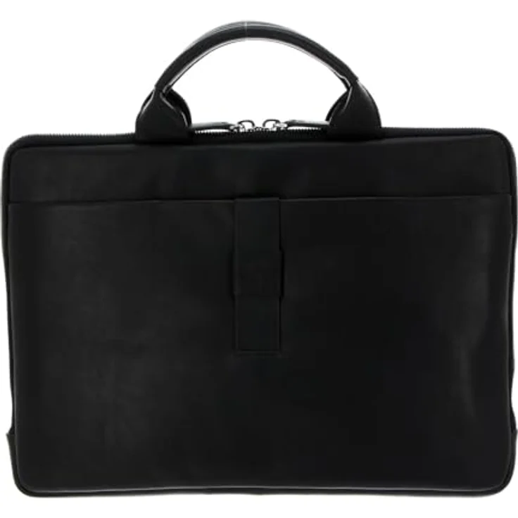 Joop! Loreto Samu Laptoptasche, RFID-sicheres Leder, 38 cm, schwarz – Bild 1