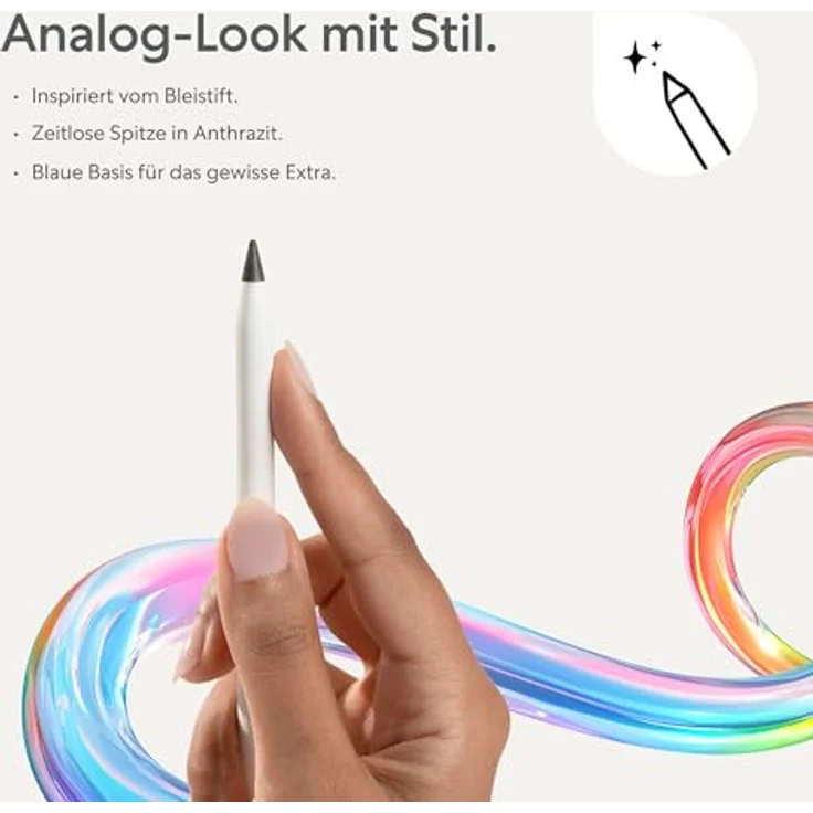 Paperlike Spitzen für Eingabestift, grau, 4er Pack für präzises Zeichnen und Notieren, kompatibel mit Apple Pencil – Bild 5