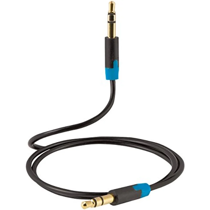 Vivanco Stereo Klinkenkabel (Aux Kabel, Audio Kabel 3,5 mm Stecker auf 3,5 mm Stecker extra schlank, schmal, dünn für Smartphone, Tablet) – Bild 2