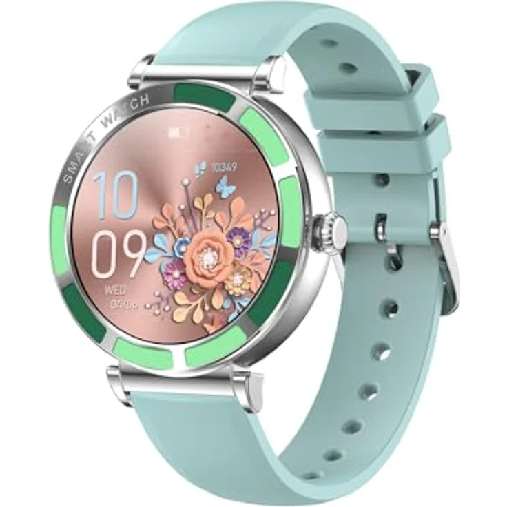 Trevi T-FIT 245 L Smartwatch mit kabelloser Anruffunktion, 1,27 Zoll Full-Touch-Display, Schlafüberwachung, Herzfrequenzmessung, IP67 wasserdicht, Grün – Bild 1