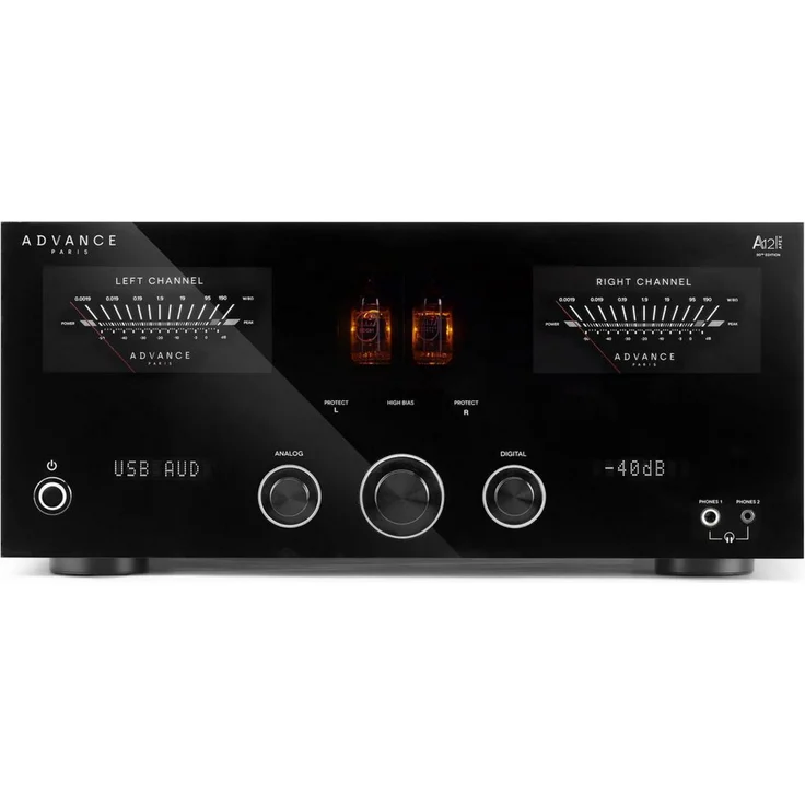 Advance Paris A12 APEX, integrierter Hybridverstärker mit 190 W pro Kanal, HDMI eARC und Bluetooth-Konnektivität