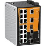Weidmüller Switch Hutschiene 16x10/100Mbps 2weitere 1286970000, Netzwerk Switch