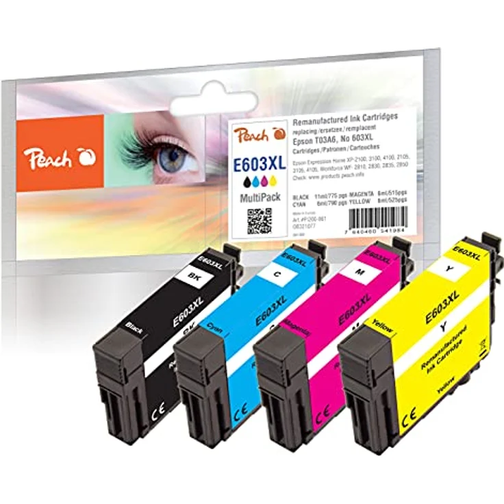 Peach Patrone Epson No. 603XL, PEA, Multi-Pack, T03A6, REM, – Bild 2