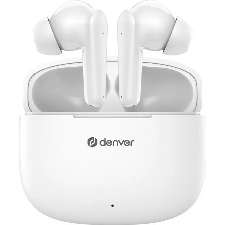 Denver TWE-48W True Wireless In-Ear-Kopfhörer, Bluetooth 5.3, weiß